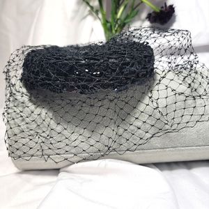 Vintage Sequin Hat with Veil